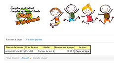 impression d'écran du site cartes-cliquables-portail-famille-joomla.fr